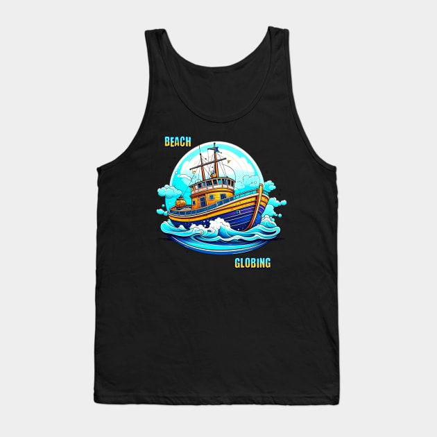 Beach Globing Tank Top by shipwrecked2020